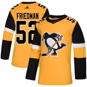 Mark Friedman Pittsburgh Penguins Adidas Authentic Alternate Jersey (Gold)