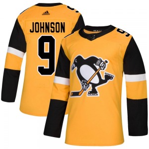 Mark Johnson Pittsburgh Penguins Adidas Authentic Alternate Jersey (Gold)