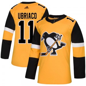 Gene Ubriaco Pittsburgh Penguins Adidas Authentic Alternate Jersey (Gold)