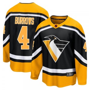 Dave Burrows Pittsburgh Penguins Fanatics Branded Youth Breakaway Special Edition 2.0 Jersey (Black)
