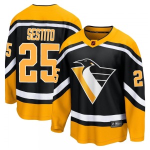 Tom Sestito Pittsburgh Penguins Fanatics Branded Youth Breakaway Special Edition 2.0 Jersey (Black)