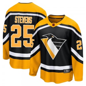 Kevin Stevens Pittsburgh Penguins Fanatics Branded Youth Breakaway Special Edition 2.0 Jersey (Black)
