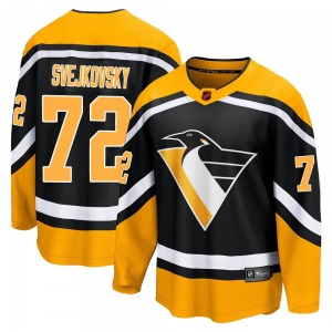 Lukas Svejkovsky Pittsburgh Penguins Fanatics Branded Youth Breakaway Special Edition 2.0 Jersey (Black)