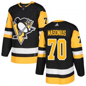 Joseph Masonius Pittsburgh Penguins Adidas Authentic Home Jersey (Black)