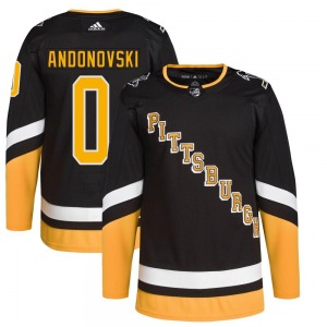 Corey Andonovski Pittsburgh Penguins Adidas Authentic 2021/22 Alternate Primegreen Pro Player Jersey (Black)