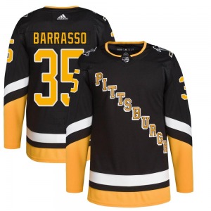 Tom Barrasso Pittsburgh Penguins Adidas Authentic 2021/22 Alternate Primegreen Pro Player Jersey (Black)