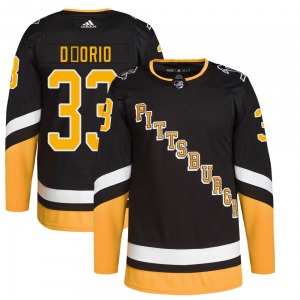 Alex D'Orio Pittsburgh Penguins Adidas Authentic 2021/22 Alternate Primegreen Pro Player Jersey (Black)
