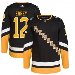 Bob Errey Pittsburgh Penguins Adidas Authentic 2021/22 Alternate Primegreen Pro Player Jersey (Black)