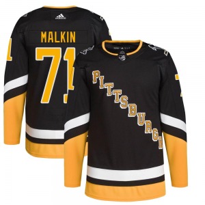 Evgeni Malkin Pittsburgh Penguins Adidas Authentic 2021/22 Alternate Primegreen Pro Player Jersey (Black)