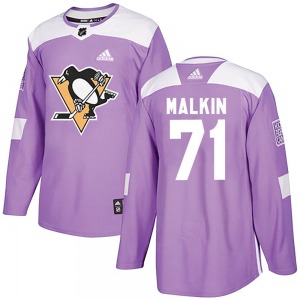Evgeni Malkin Pittsburgh Penguins Adidas Youth Authentic Fights Cancer Practice Jersey (Purple)