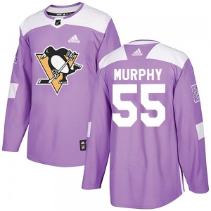 Larry Murphy Pittsburgh Penguins Adidas Youth Authentic Fights Cancer Practice Jersey (Purple)