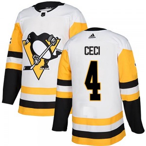 Cody Ceci Pittsburgh Penguins Adidas Authentic Away Jersey (White)