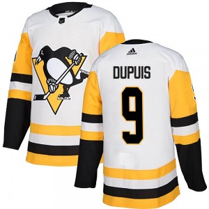 Pascal Dupuis Pittsburgh Penguins Adidas Authentic Away Jersey (White)