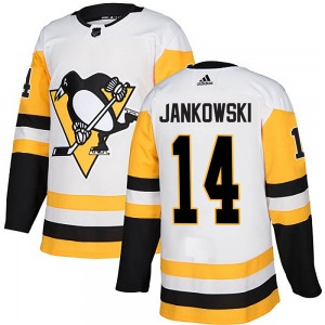 Mark Jankowski Pittsburgh Penguins Adidas Authentic Away Jersey (White)