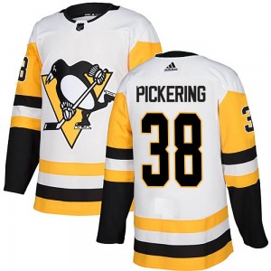 Owen Pickering Pittsburgh Penguins Adidas Authentic Away Jersey (White)
