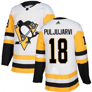 Jesse Puljujarvi Pittsburgh Penguins Adidas Authentic Away Jersey (White)