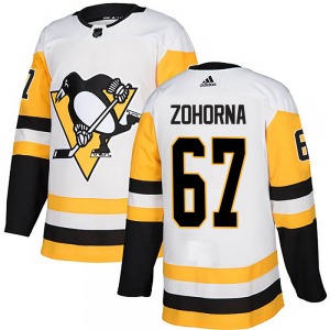Radim Zohorna Pittsburgh Penguins Adidas Authentic Away Jersey (White)