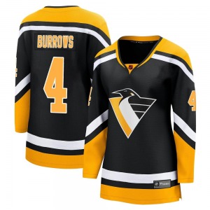 Dave Burrows Pittsburgh Penguins Fanatics Branded Women's Breakaway Special Edition 2.0 Jersey (Black)