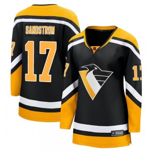 Tomas Sandstrom Pittsburgh Penguins Fanatics Branded Women's Breakaway Special Edition 2.0 Jersey (Black)