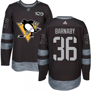 Matthew Barnaby Pittsburgh Penguins Authentic 1917-2017 100th Anniversary Jersey (Black)