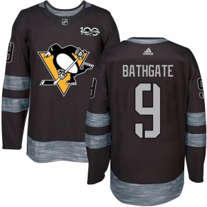 Andy Bathgate Pittsburgh Penguins Authentic 1917-2017 100th Anniversary Jersey (Black)