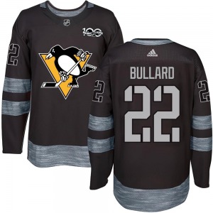 Mike Bullard Pittsburgh Penguins Authentic 1917-2017 100th Anniversary Jersey (Black)