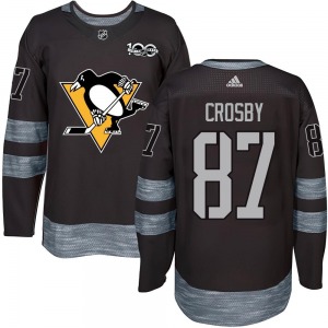 Sidney Crosby Pittsburgh Penguins Authentic 1917-2017 100th Anniversary Jersey (Black)