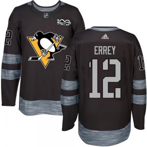 Bob Errey Pittsburgh Penguins Authentic 1917-2017 100th Anniversary Jersey (Black)