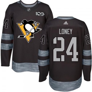 Troy Loney Pittsburgh Penguins Authentic 1917-2017 100th Anniversary Jersey (Black)