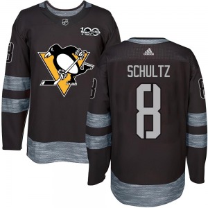 Dave Schultz Pittsburgh Penguins Authentic 1917-2017 100th Anniversary Jersey (Black)