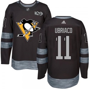 Gene Ubriaco Pittsburgh Penguins Authentic 1917-2017 100th Anniversary Jersey (Black)