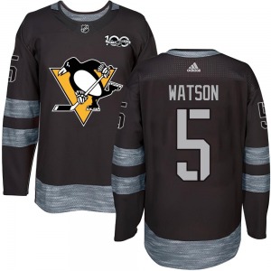 Bryan Watson Pittsburgh Penguins Authentic 1917-2017 100th Anniversary Jersey (Black)