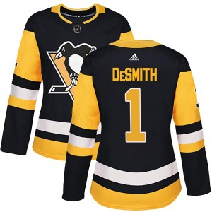 Casey DeSmith Pittsburgh Penguins Adidas Women's Authentic Home Jersey (Black)