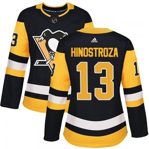 Vinnie Hinostroza Pittsburgh Penguins Adidas Women's Authentic Home Jersey (Black)
