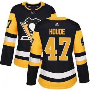 Samuel Houde Pittsburgh Penguins Adidas Women's Authentic Home Jersey (Black)