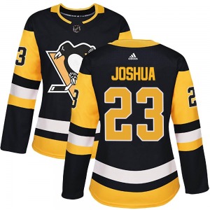 Jagger Joshua Pittsburgh Penguins Adidas Women's Authentic Home Jersey (Black)