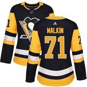 Evgeni Malkin Pittsburgh Penguins Adidas Women's Authentic Home Jersey (Black)
