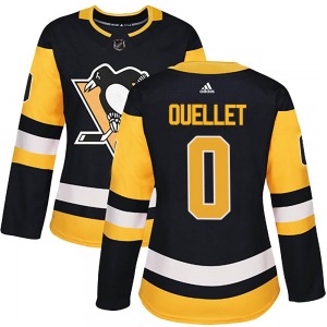 Xavier Ouellet Pittsburgh Penguins Adidas Women's Authentic Home Jersey (Black)