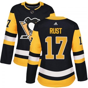 Bryan Rust Pittsburgh Penguins Adidas Women's Authentic Home Jersey (Black)