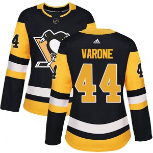 Phil Varone Pittsburgh Penguins Adidas Women's Authentic ized Home Jersey (Black)