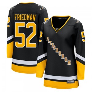 Mark Friedman Pittsburgh Penguins Fanatics Branded Women's Premier 2021/22 Alternate Breakaway Player Jersey (Black)