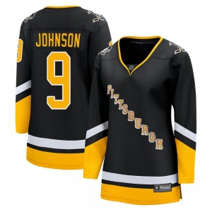 Mark Johnson Pittsburgh Penguins Fanatics Branded Women's Premier 2021/22 Alternate Breakaway Player Jersey (Black)