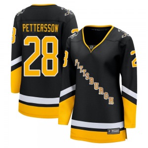 Marcus Pettersson Pittsburgh Penguins Fanatics Branded Women's Premier 2021/22 Alternate Breakaway Player Jersey (Black)