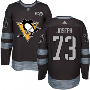 Pierre-Olivier Joseph Pittsburgh Penguins Youth Authentic 1917-2017 100th Anniversary Jersey (Black)
