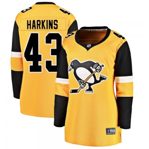 Jansen Harkins Pittsburgh Penguins Fanatics Branded Women's Breakaway Alternate Jersey (Gold)