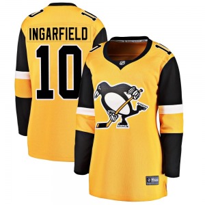 Earl Ingarfield Pittsburgh Penguins Fanatics Branded Women's Breakaway Alternate Jersey (Gold)