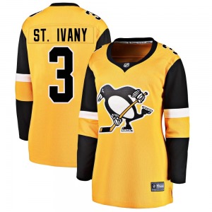 Jack St. Ivany Pittsburgh Penguins Fanatics Branded Women's Breakaway Alternate Jersey (Gold)