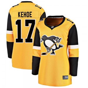Rick Kehoe Pittsburgh Penguins Fanatics Branded Women's Breakaway Alternate Jersey (Gold)
