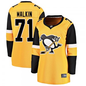 Evgeni Malkin Pittsburgh Penguins Fanatics Branded Women's Breakaway Alternate Jersey (Gold)