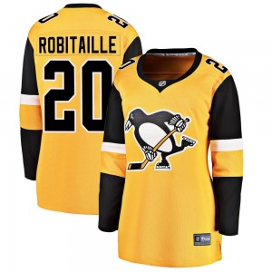 Luc Robitaille Pittsburgh Penguins Fanatics Branded Women's Breakaway Alternate Jersey (Gold)